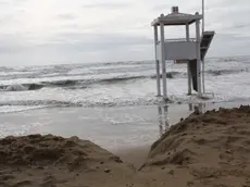 La mareggiata a Jesolo
