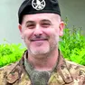 Matteo Ambu con la divisa dell'Esercito