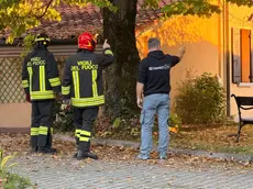 I pompieri in azione a Zianigo di Mirano