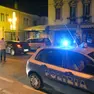 Controlli della polizia lungo via Piave