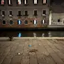 Una macchia di sangue in fondamenta de l'Arsenale