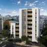 Il rendering del progetto con il palazzo da otto piani