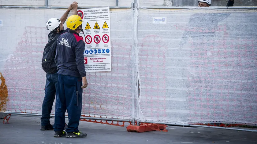 Operai in un cantiere edile