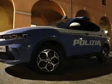 Una pattuglia della polizia a Mestre
