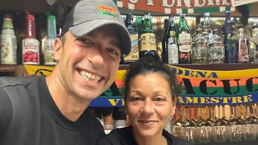 Riccardo Di Pietro ed Elisa Baldo del Bar alle Colonnette