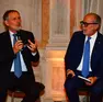 Il direttore editoriale Paolo Possamai e il giornalista Carlo Parmeggiani