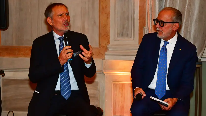 Il direttore editoriale Paolo Possamai e il giornalista Carlo Parmeggiani