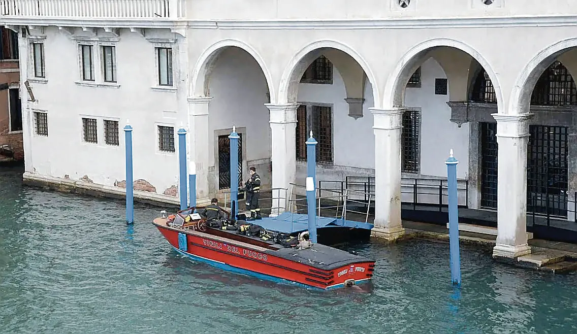 La caserma dei pompieri a Ca' Foscari, oggi
