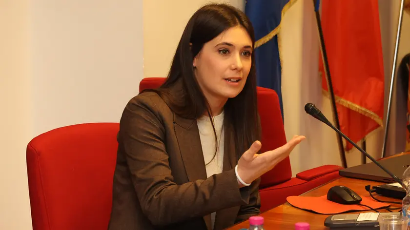 Marta Novello ad un evento organizzato dall'Ulss 2