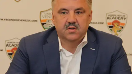Conf. stampa di presentazione del nuovo direttore sportivo e direttore generale di FBC Unione Venezia - nella foto il presidente Yuri Korablin