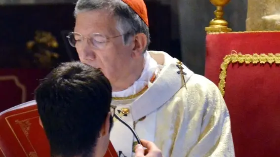 Interpress/Gf.Tagliapietra. 25.12.2017.- MESSA SOLENNE DI NATALE CON IL PATRIARCA FRANCESCO MORAGLIA.
