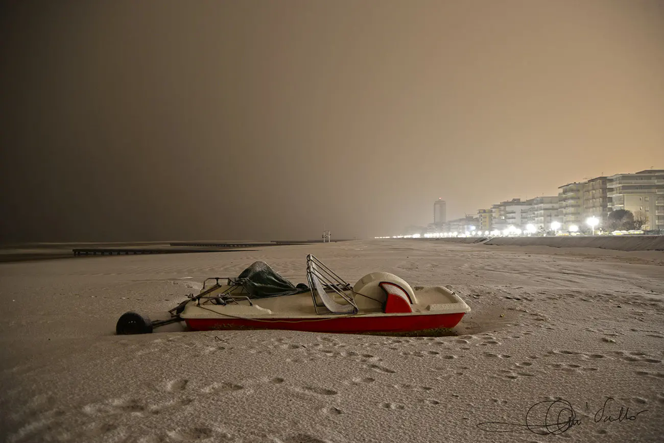 Spiaggia imbancata a Jesolo (foto di Claudio Vianello)