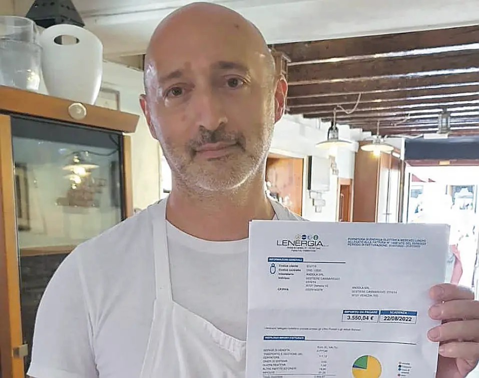 Nicola Pillon del ristorante Alle Lanternine di Venezia