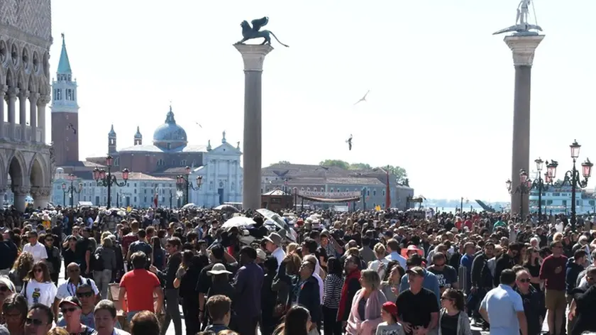 Interpress\M.Tagliapietra Venezia 20.04.2019.- Turismo Pasquale. San Marco.
