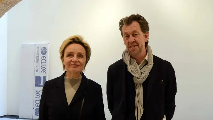 Interpress/M.Tagliapietra Venezia 21.04.2017.- V-A-C FOUNDATION presenta la nuova sede veneziana: Il Palazzo delle Zattere.Teresa Iarocci Mavica (Direttore), Arch. Alessandro Pedron.