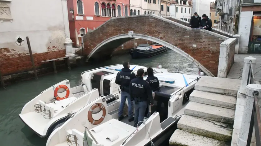 Una pattuglia della Polizia