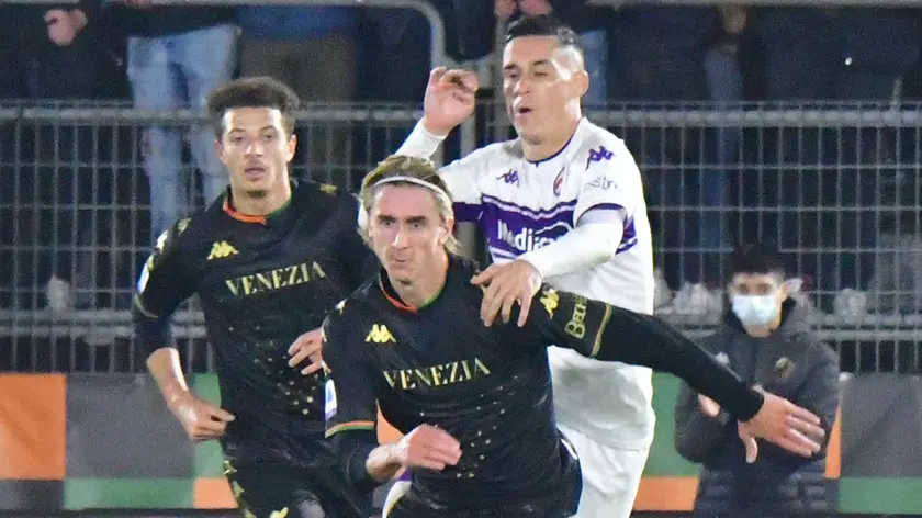 Interpress\M.Tagliapietra Venezia 18.10.2021.- Calcio Venezia\Fiorentina. Johnsen