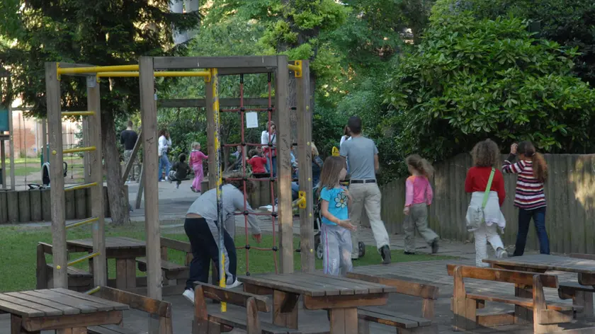 Bambini al parco Savorgnan alle Guglie