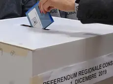 Interpress\M.Tagliapietra Venezia 01.12.2019.- Referendum. Votazioni. Istituto Dante Alighieri.