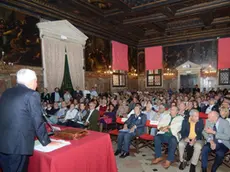 INTERPRESS/GF.TAGLIAPIETRA. 07.10.14.- VENIS CRUISE 2.0. INCONTRO PUBBLICO ALL'ATENEO VENETO CON CESARE DE PICCOLI,ANTONIO GOZZI E EZIO PALMISANI.