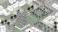 Il progetto della torre Setten, maxi investimento per area commerciale e residenziale, in viale San Marco a Mestre