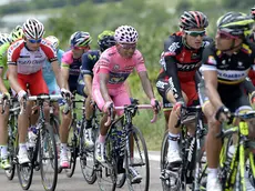 foto Fabio Ferrari - LaPresse.28 05 2014 Sarnonico, Trento (Italia).sport.Giro d'Italia 2014 - 17a tappa - Sarnonico-Vittorio Veneto..nella foto: Quintana Rojas Nairo Alexand -Col- (Movistar)..photo Fabio Ferrari - LaPresse.28 05 2014 Sarnonico, Trento (Italia).sport.Giro d'Italia 2014 - 17th stage - Sarnonico-Vittorio Veneto..In the picture:Quintana Rojas Nairo Alexand -Col- (Movistar).