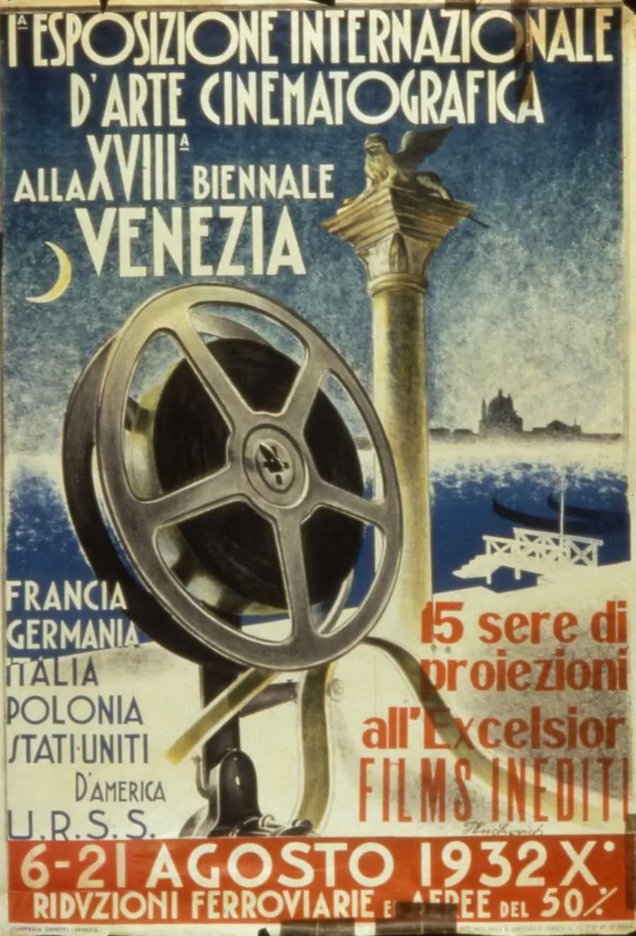Il primo manifesto della Mostra del Cinema