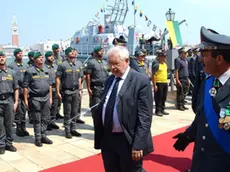 Interpress/Mazzega Venezia, 23.06.2017.- Giudecca, 243° anniversario della fondazione della Guardia di Finanza.- Nella foto; Pierpaolo Baretta con il Gen. Giuseppe Vincanolo.-