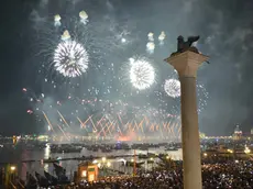 iNTERPRESS/Gf.Tagliapietra.17.07.2016.- Notte di Rdentore con i fuochi d'artificio.