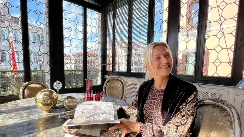 Servane Giol autrice del Libro di Marsilio Arte fotografata da Lara Vianello