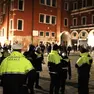 Controlli della polizia locale in campo Bella Vienna a Rialto