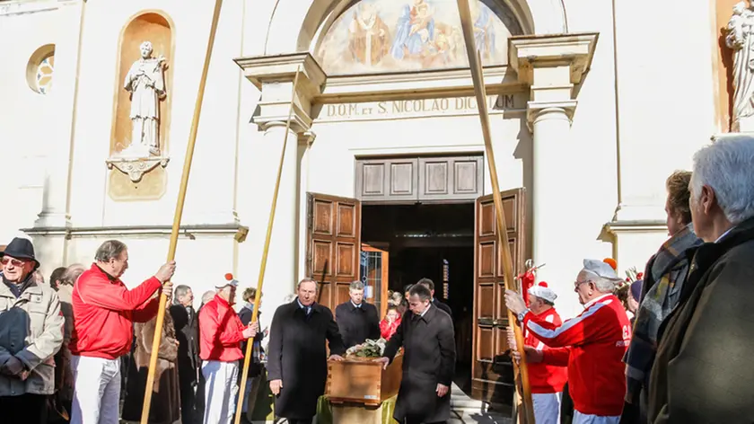 FUNERALI SERGIO TUZZATO (TITOLARE DEL RISTORANTE NALIN) NELLA CHIESA DI SAN NICOLO' A MIRA.