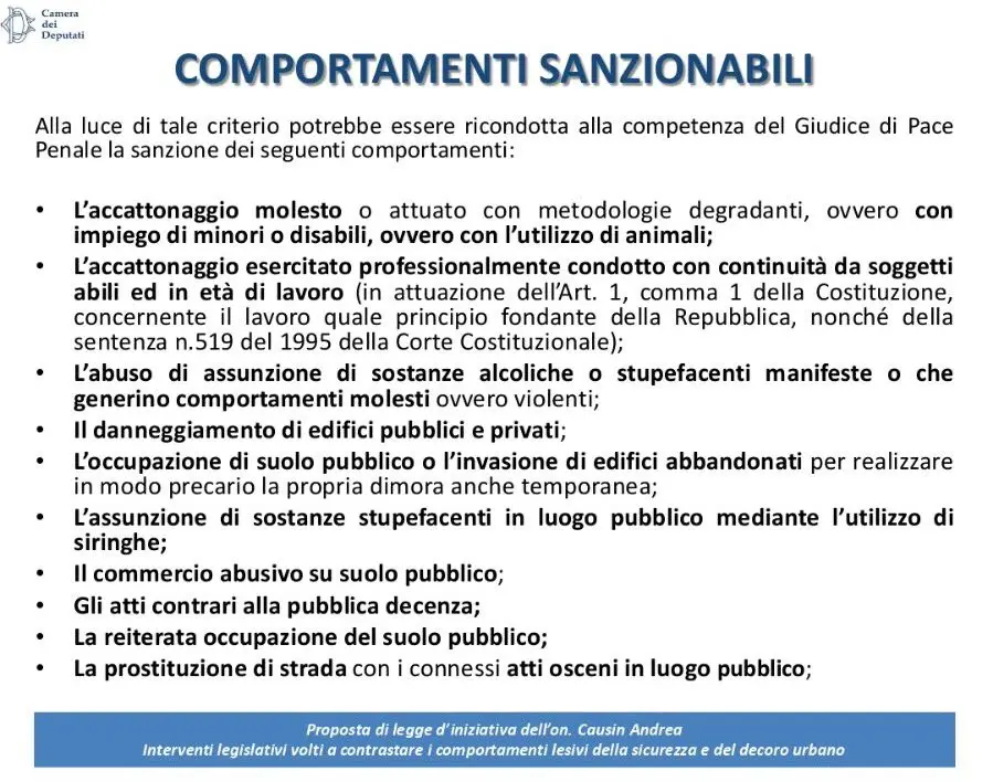 Una delle slide presentate in conferenza stampa a Roma