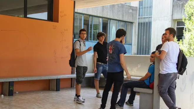 Primo giorno degli esami di maturità presso il liceo Morin