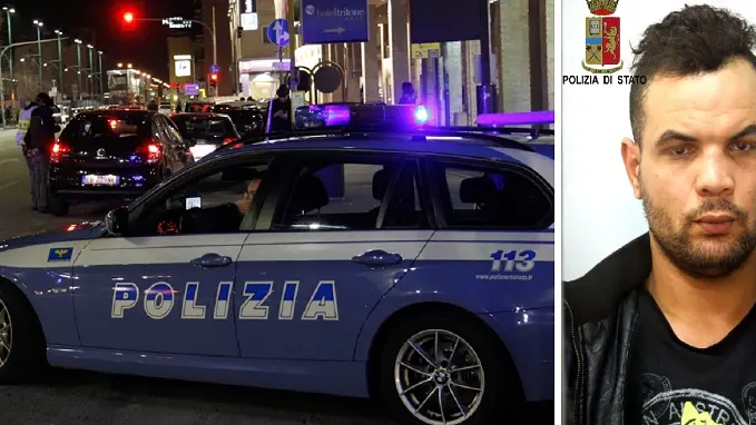 Polizia alla stazione di Mestre