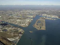 Foto per Mitia Chiarin - Veduta aerea di Porto Marghera - Porto Marghera dall'alto, qui Zoggia indica l'area di sviluppo