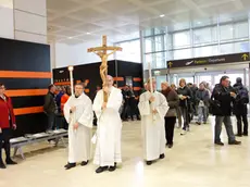 pellegrinaggio da Chiesa di Tessera ad Aeroporto Marco Polo con Patriarca.