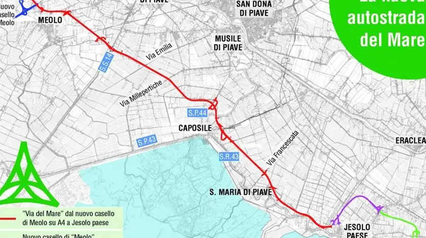 in allegato la planimetria dell'autostrada del mare Meolo-Jesolo.per Antonio ColuccigrazieGiovanni Monforte - Il progetto e la sala gremita di gente