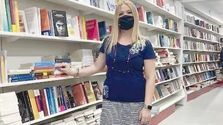 La direttrice della libreria Goldoni Ubik, Laura Pastrello