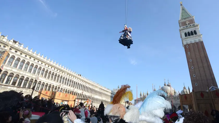 Interpress/M.Tagliapietra Venezia 04.02.2018.- Carnevale. Volo dell'Angelo. Elisa Costantini