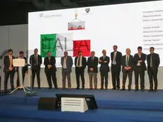 Foto Agenzia Candussi/ Scattolin/ Marghera, Pala Expo/ Assemblea Generale Confindustria - nella foto i presidenti delle varie sezioni fanno un appello sulla crocieristica