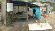 Un'immagine dell'accampamento