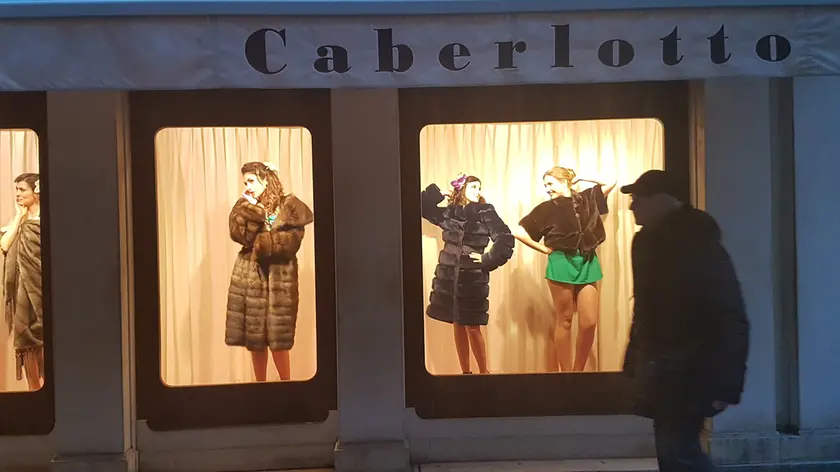 Modelle in vetrina da Caberlotto