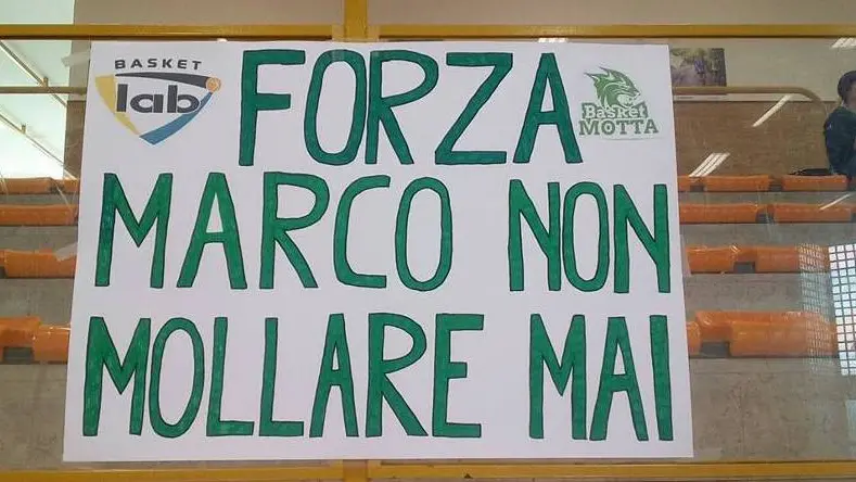 COLUCCI - DINO TOMMASELLA - S. STINO DI LIVENZA - CARTELLO "FORZA MARCO"