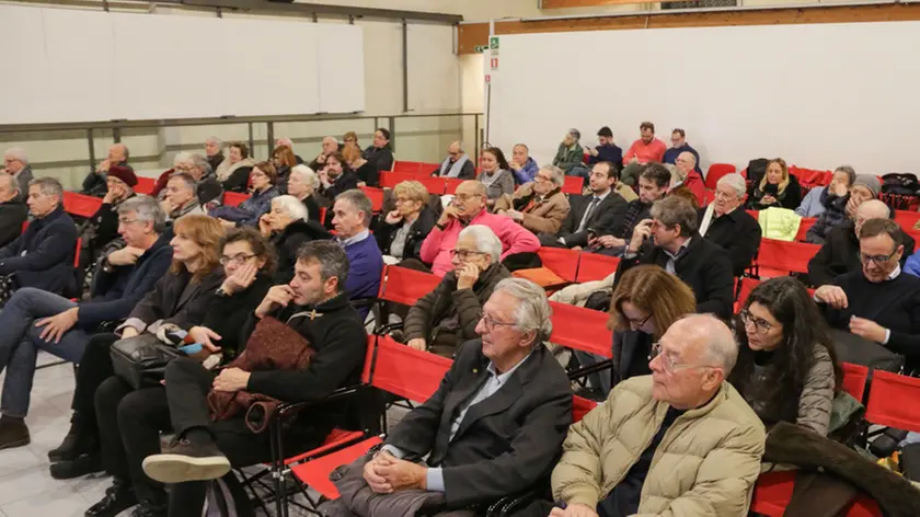 Foto Agenzia Candussi/ Scattolin/ Mestre, Centro Santa Maria delle Grazie/ Incontro pubblico sullo stato di avanzamento dei lavori dell'M9