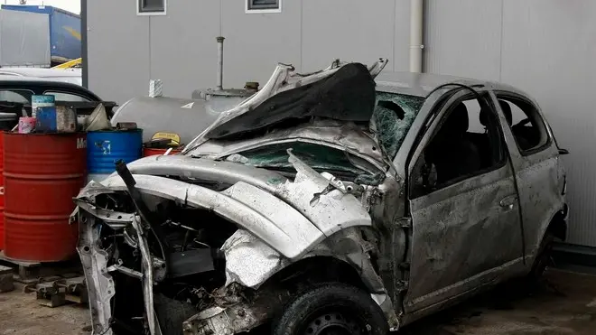 BELLOTTO - AUTO INCIDENTE CURVA BOSTON. aut vittima