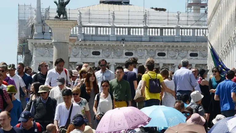 Interpress/M.tagliapietra Venezia 14.05.2017.- Turismo Ponte della Paglia.