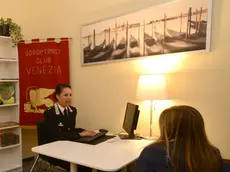 Interpress/M.Tagliapietra Venezia 27.10.2017.- Presentazione "una stanza tutta per se" per audizione delle donne vittime di violenze. Carabinieri San Zaccaria.