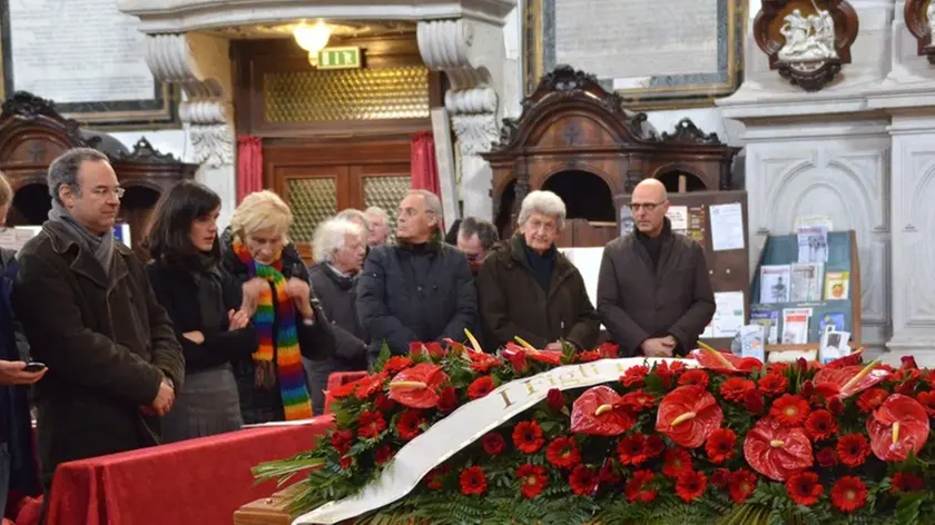 Interpress/Mazzega Venezia, 03.01.2017.- Chiesa San Marcuola, funerali di Domenico Crivellari.-