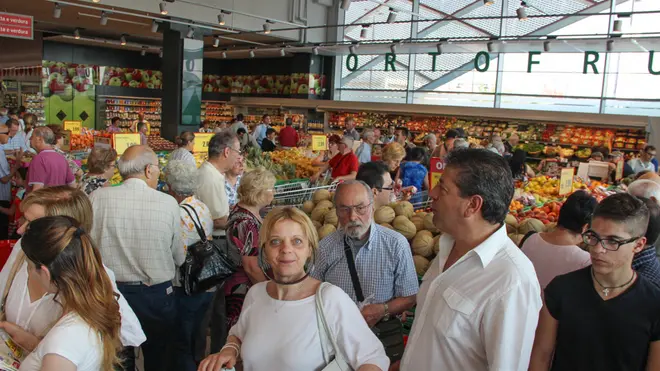 Inaugurazione dell'Interspar presso il centro commerciale Terraglio, Mestre